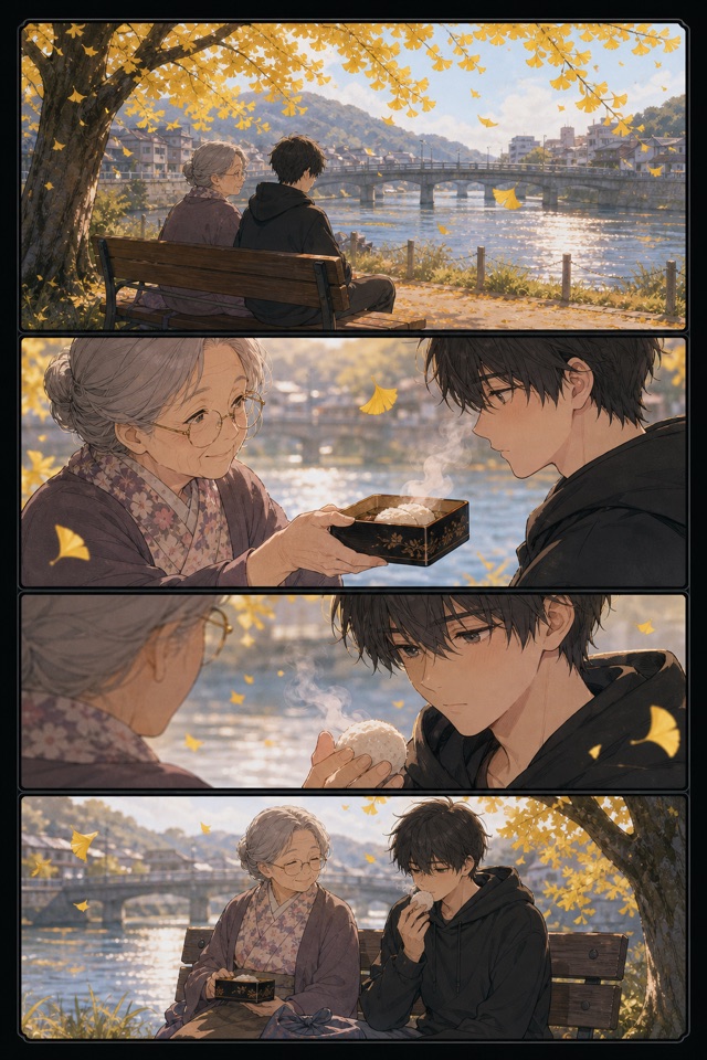 Riverside Bento — community sample published on AI Manhwa